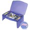 Dial Lap Tray with Storage, 2-1/2 x 17-1/2 x 13 Inches, Assorted Colors